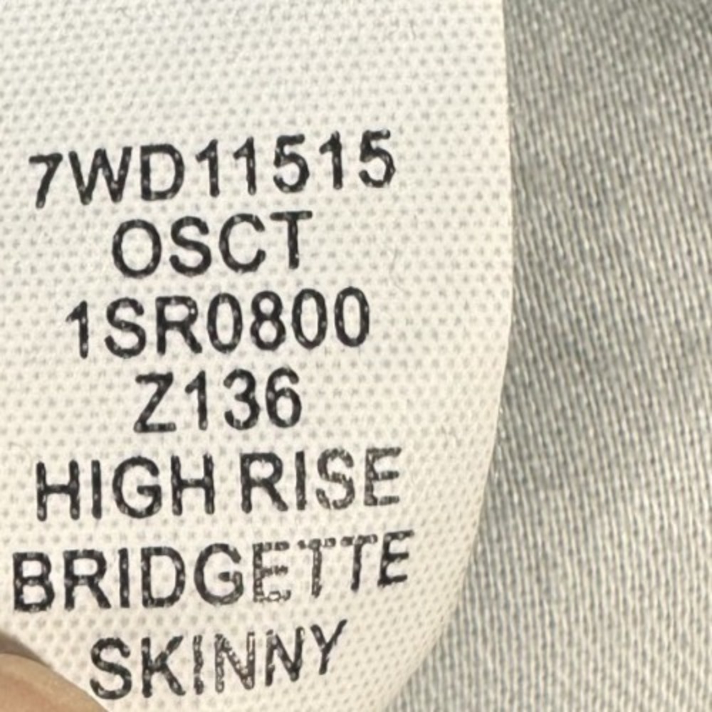 Lucky Brand Bridgette High Rise Ankle Skinny Jeans Button Fly Light Wash 8/29 - Picture 12 of 13